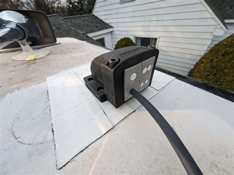 drilling rv roof for cables